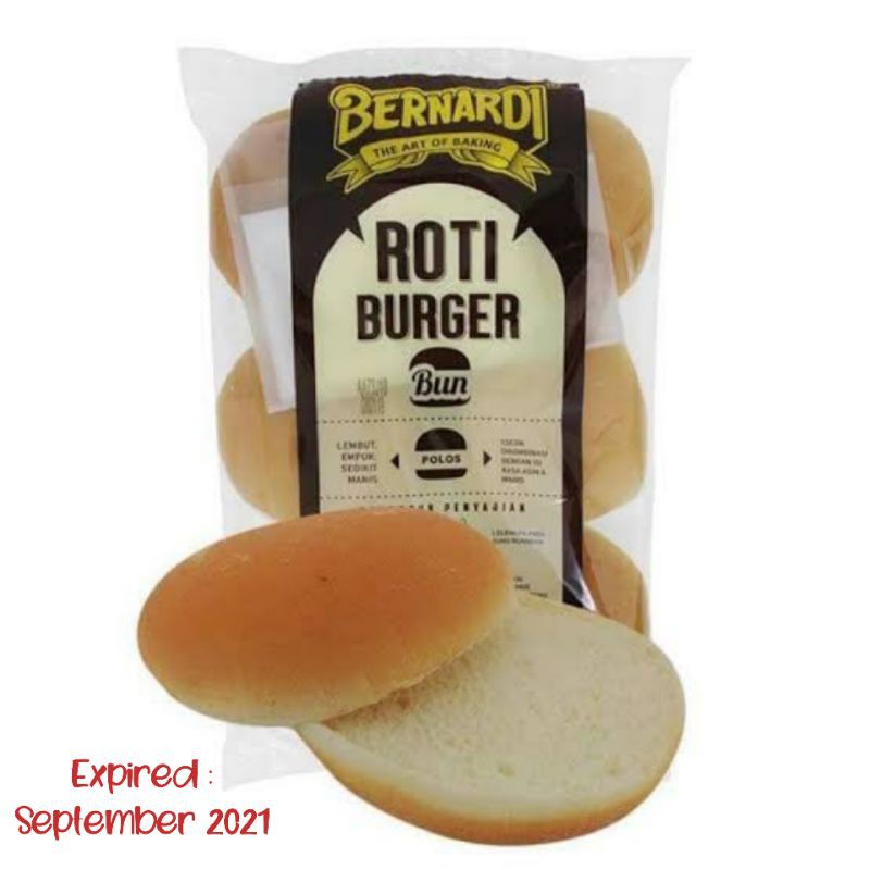 

Roti Burger Bernardi Polos - Isi 6 pcs (300 Gr)