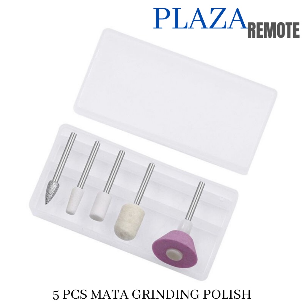 5IN1 SET MATA BOR ASAH POLES DREMER GRINDER TUNER UKIR KUKU PEDICURE