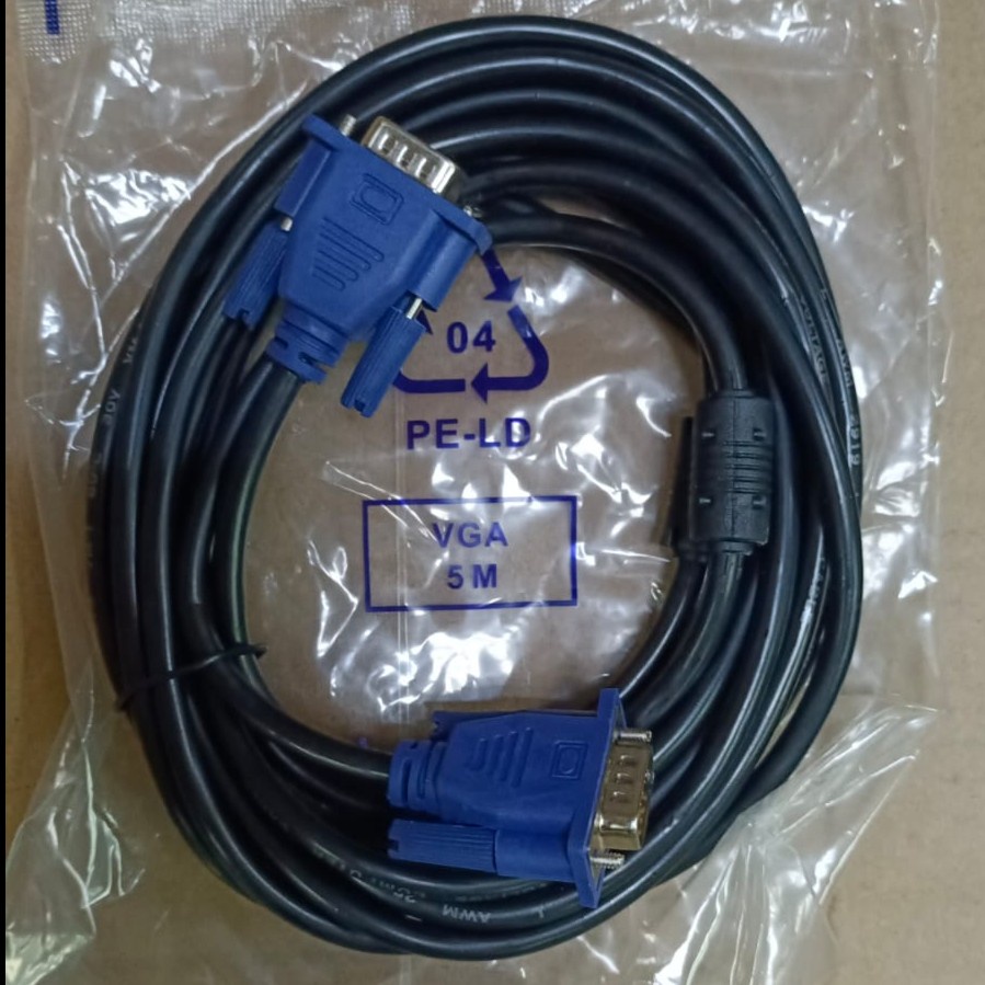 Kabel VGA 5Meter Male To Male 15pin