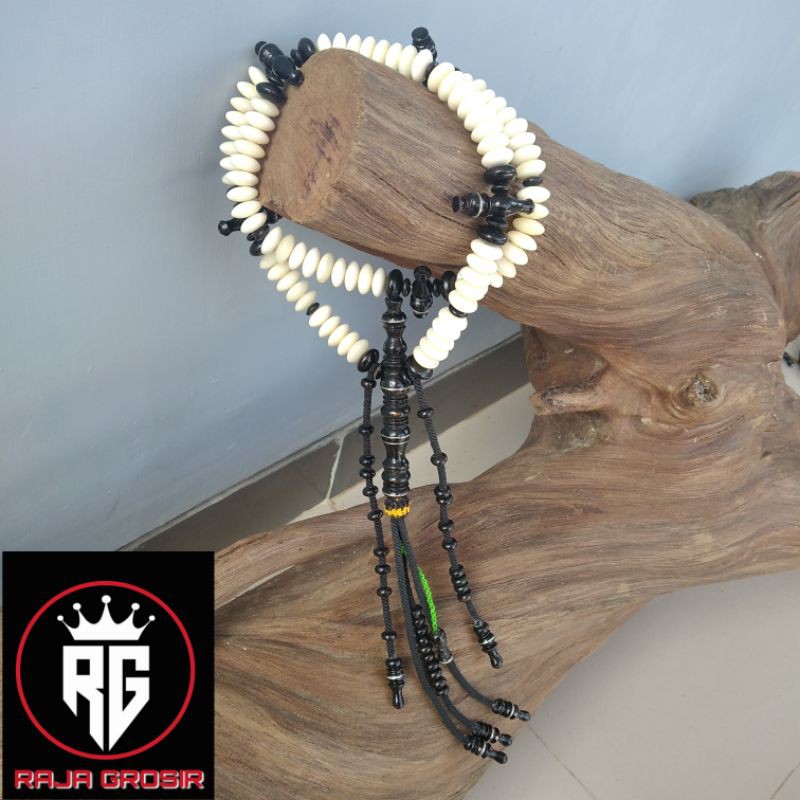 tasbih tijani tulang kombinasi yuser black KS 734