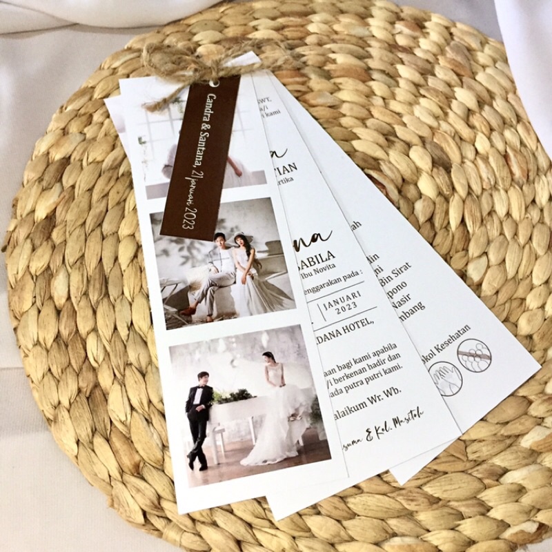 undangan pernikahan / undangan simple / undangan aesthetic / undangan rustic / wedding invitation