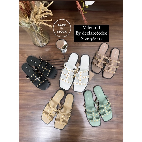 DECLARE&amp;DEE SANDAL WANITA FLAT VALEN DD