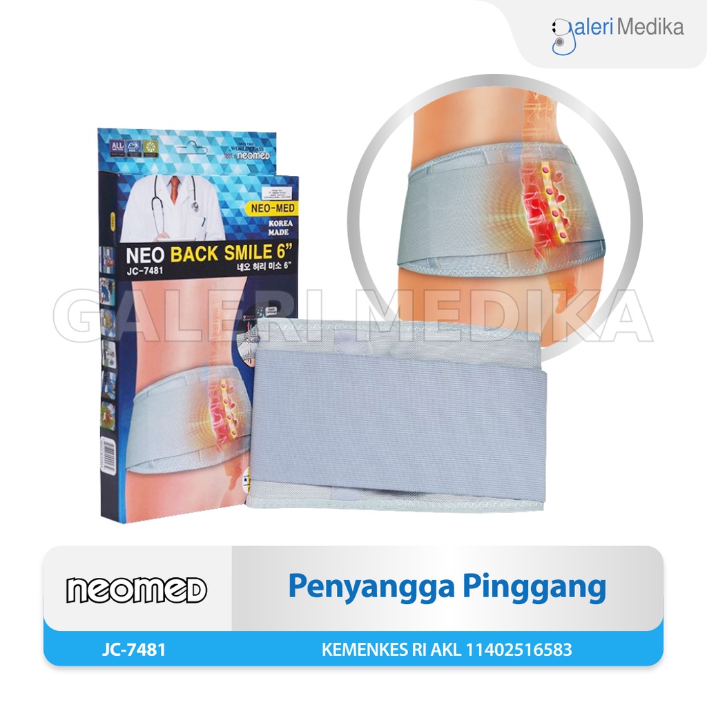 Neomed Neo Back Smile JC-7481 - Penyangga Pinggang / Korset Pinggang / Korset Kesehatan