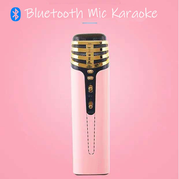 Mic WS838 Microphone bluetooth karaoke Player Wireless Microphone Speaker  KTV  &  Radio