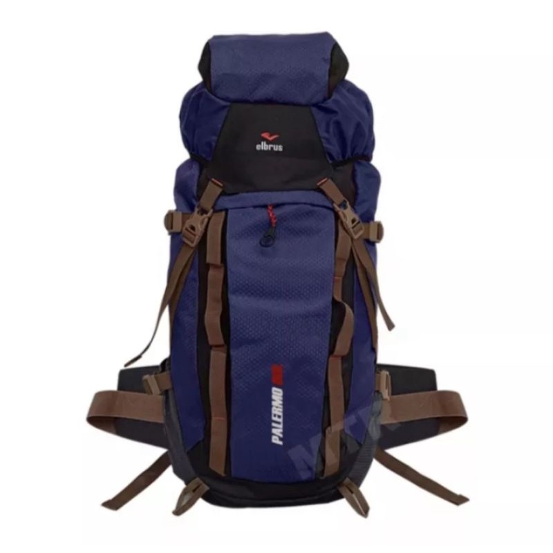 TAS CARRIER//GUNUNG ELBRUS PALERMO 60 LTR BONUS RAINCOVER MURAH MERIAH BERKUALITAS