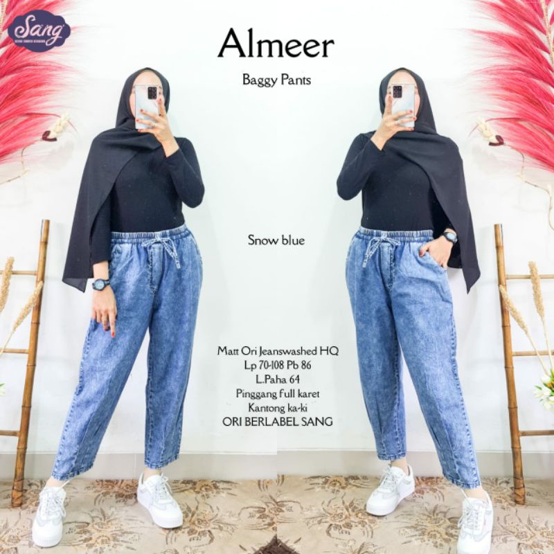 ALMER JEANS CELANA PANJANG JEANS WASH