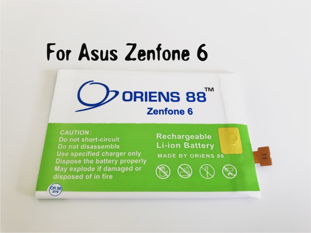 (P) Baterai batre battery Asus Zenfone 6 ( C11P1325 )double power/IC ORIENS88