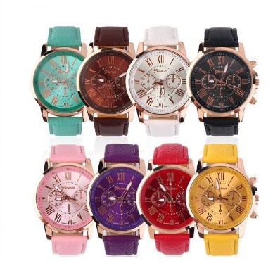 Jam Tangan Geneva / Analog Quartz / Jam Tangan Cewek / Watch / Arloji