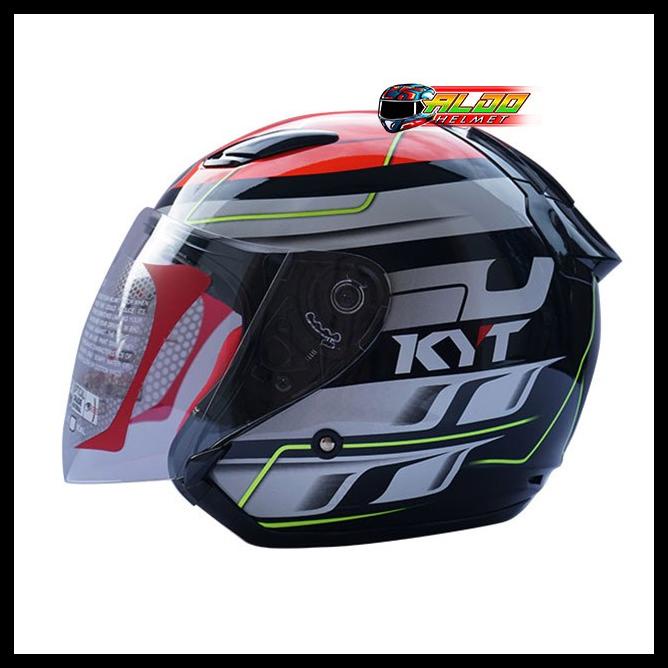 Kyt Dj Maru Motif Original Helm Half Face Cewek Cowok / Jual Ink / Nhk