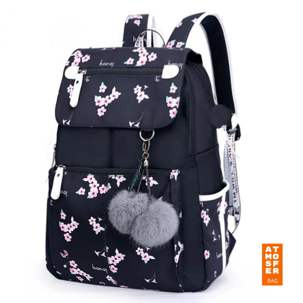 Atmosfer Bags - Tas Ransel Sekolah Perempuan Tas Sekolah Wanita Sakura Bag's