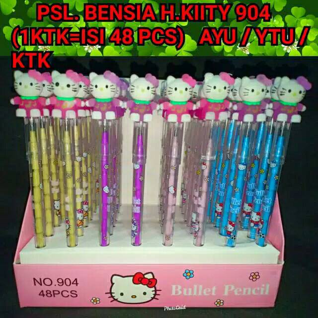 

Pensil bensia unicorn /Pensil susun cabut karakter ECER / pensil non rautan / javani.idstore