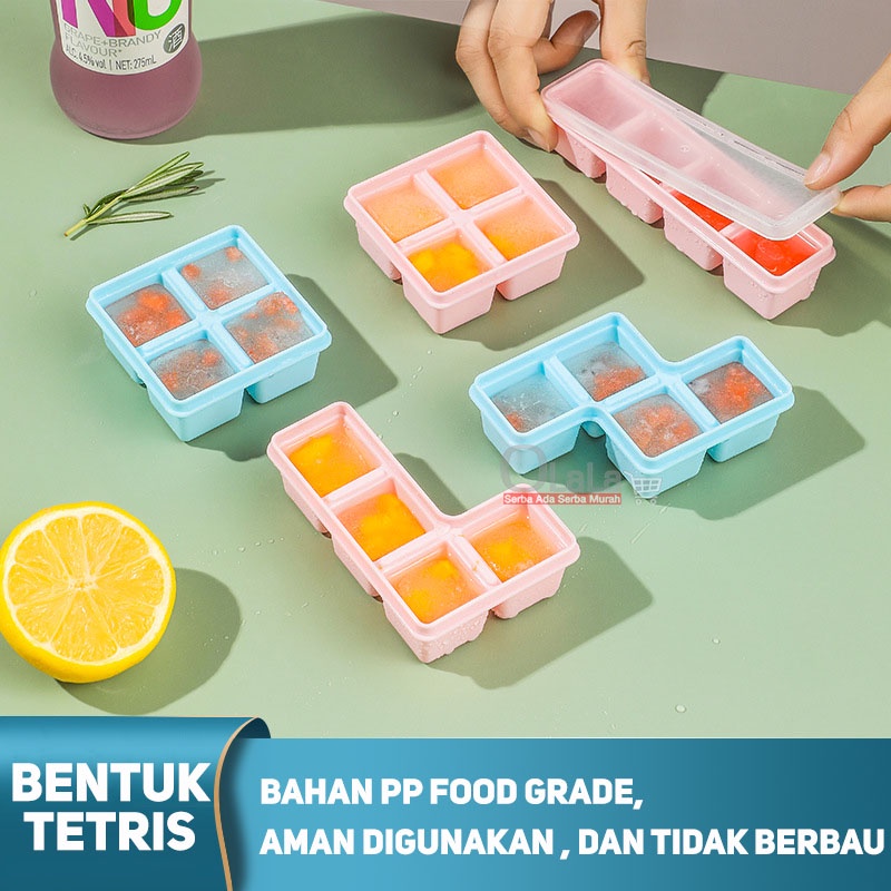 ALAT CETAKAN ES BATU MOTIF TETRIS OLL-BK120