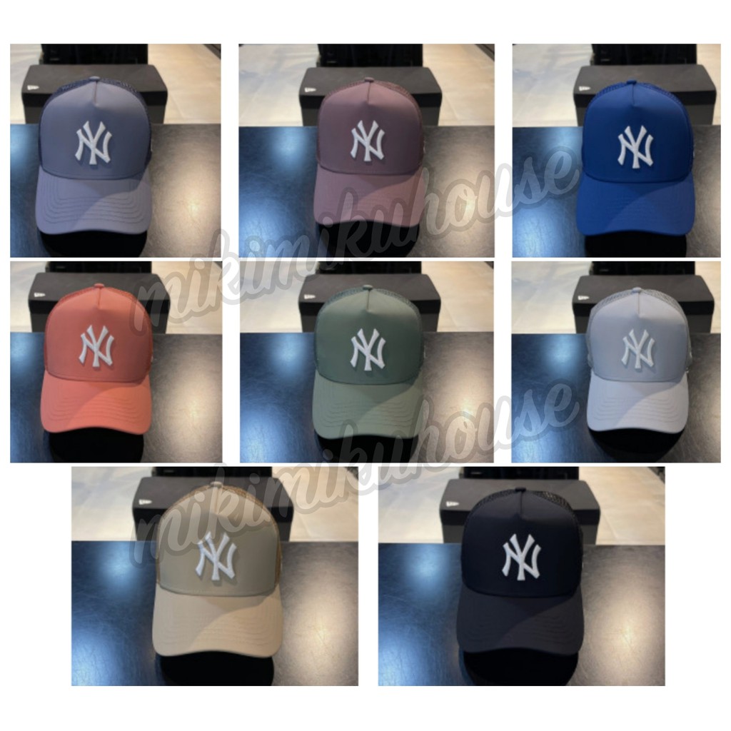 NEW ERA KOREA K-Frame MLB Carvico Mesh New York Yankees Ball Cap NY NEWYORK BASEBALL OFFICIAL TOPI