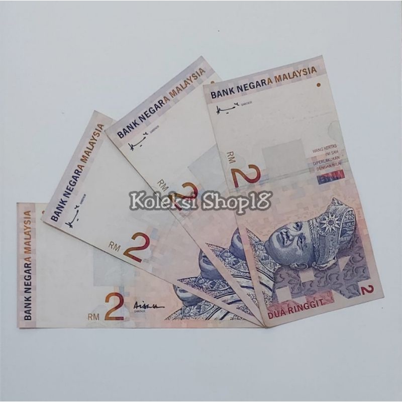 Koleksi Ringgit Malaysia Pecahan 2 Ringgit