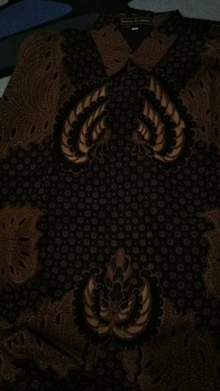 Batik Solo Kapal Kandas Sogan Kemeja Pria Slimfit Katun Halus Sragenan Full Furing