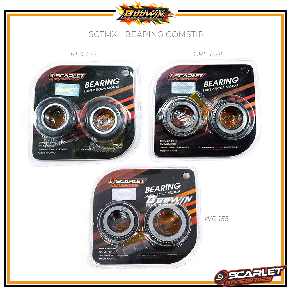 Bearing Bering Comstir EXPEDITION CRF 150L KLX BIGFOOT / SCARLET MX KLX 150 / CRF 150 L / WR 155 Terlaris