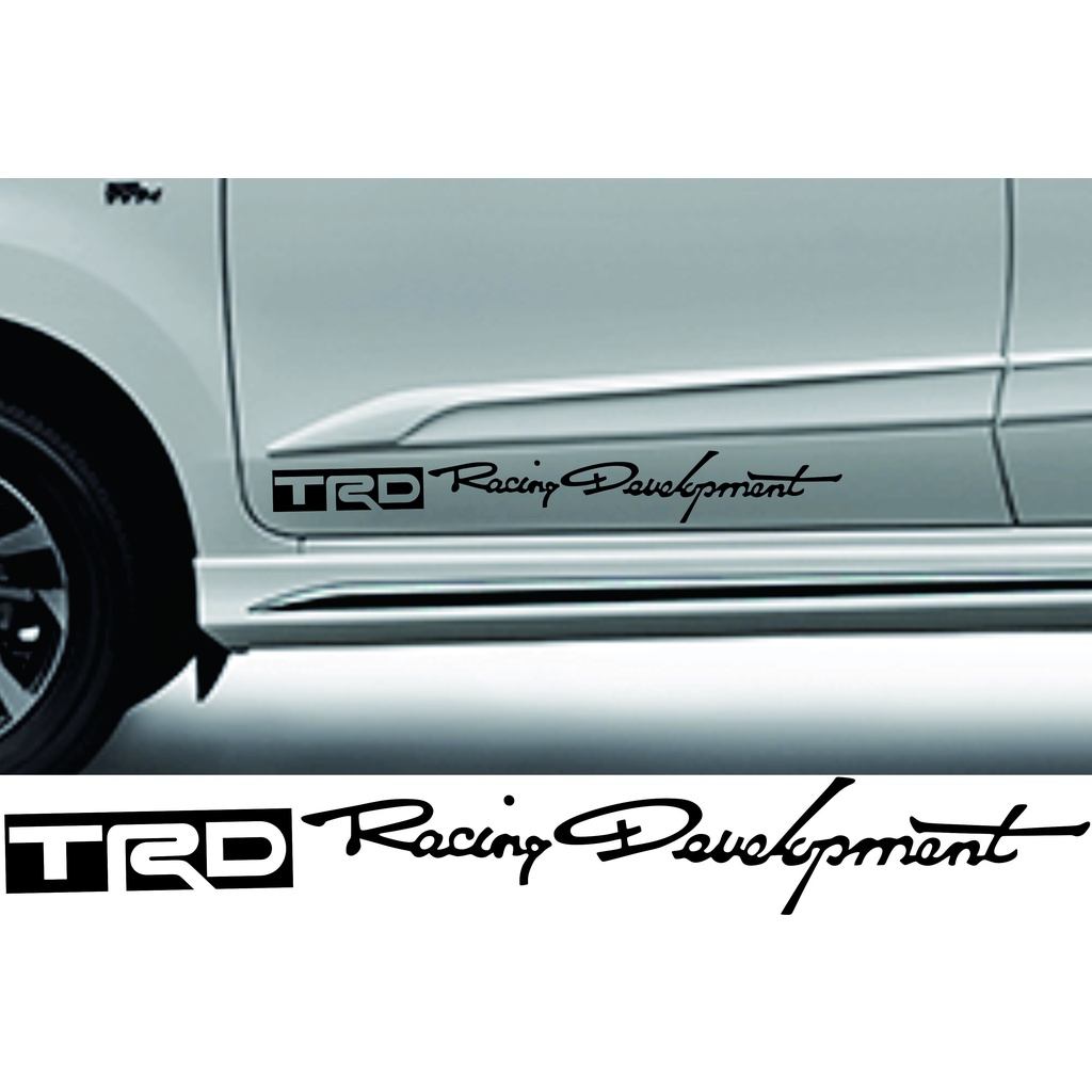 stiker trd racing development samping 60cm