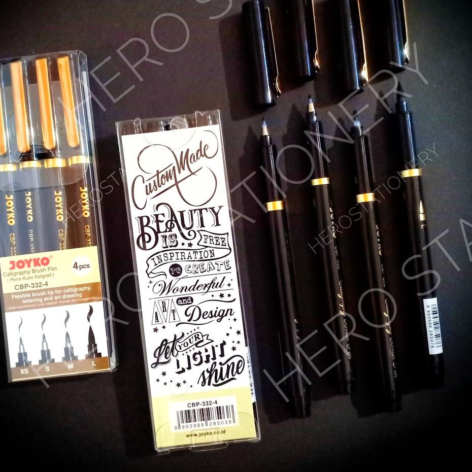 

Hot Sale 12.12 Pena kuas kaligrafi calligraphy brush pen joyko size XS S M L CBP-332-4 を