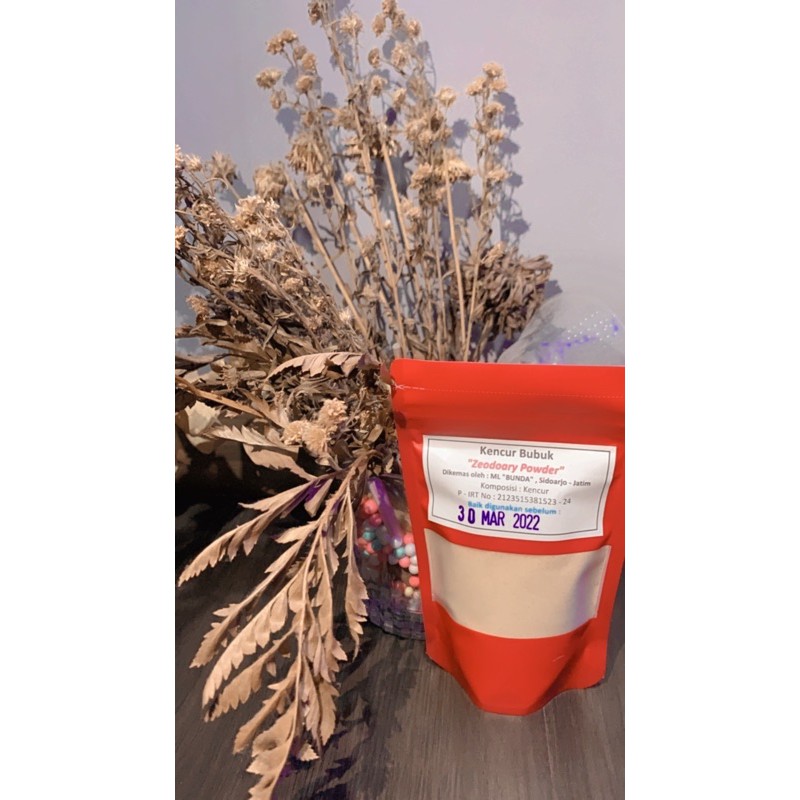 

kencur bubuk (zeodoary powder) 75 gram