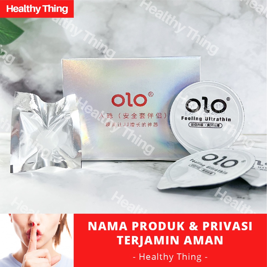 Kondom OLO 0.01 Ultrathin Sensasi Hangat Yang Sangat Nikmat Condom