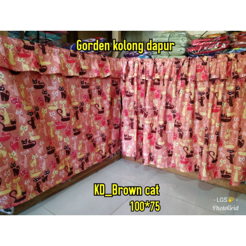 Gorden kolong dapur gorden homemade