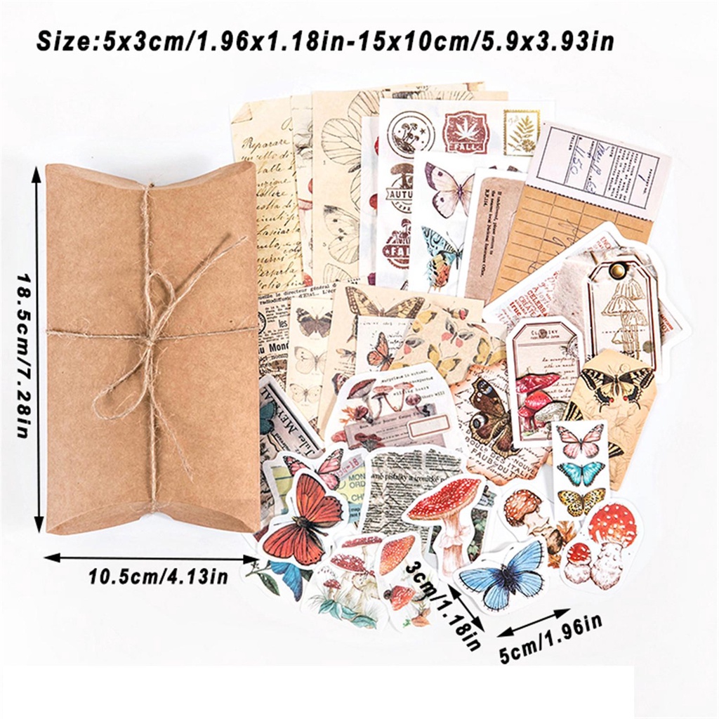 TOP Stiker Scrapbooking Diy Art Craft Hiasan Bunga Stationery Diary Kertas Stiker