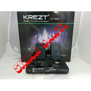 Mic wireless Krezt KX 8818 ( clip on + clip on )