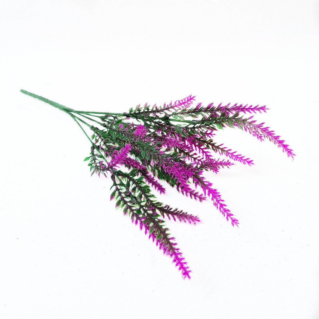 Bunga Plastik Lavender Artificial Dekorasi Rumah Cantik - AF20A-fuchsia