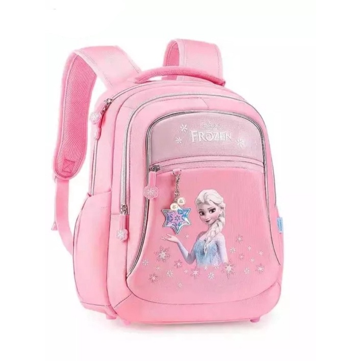 Tas Gendong Ransel Anak Sekolah Printing Motif Karakter Frozen Ransel Gadis Wanita