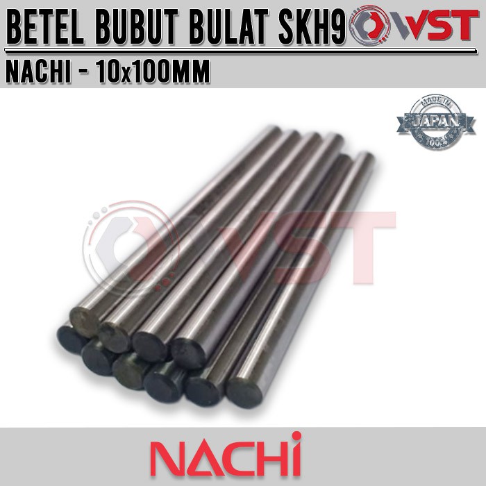 Betel Bubut Bulat Nachi 10X100 / Betel Bulat 4inch 10 x 100