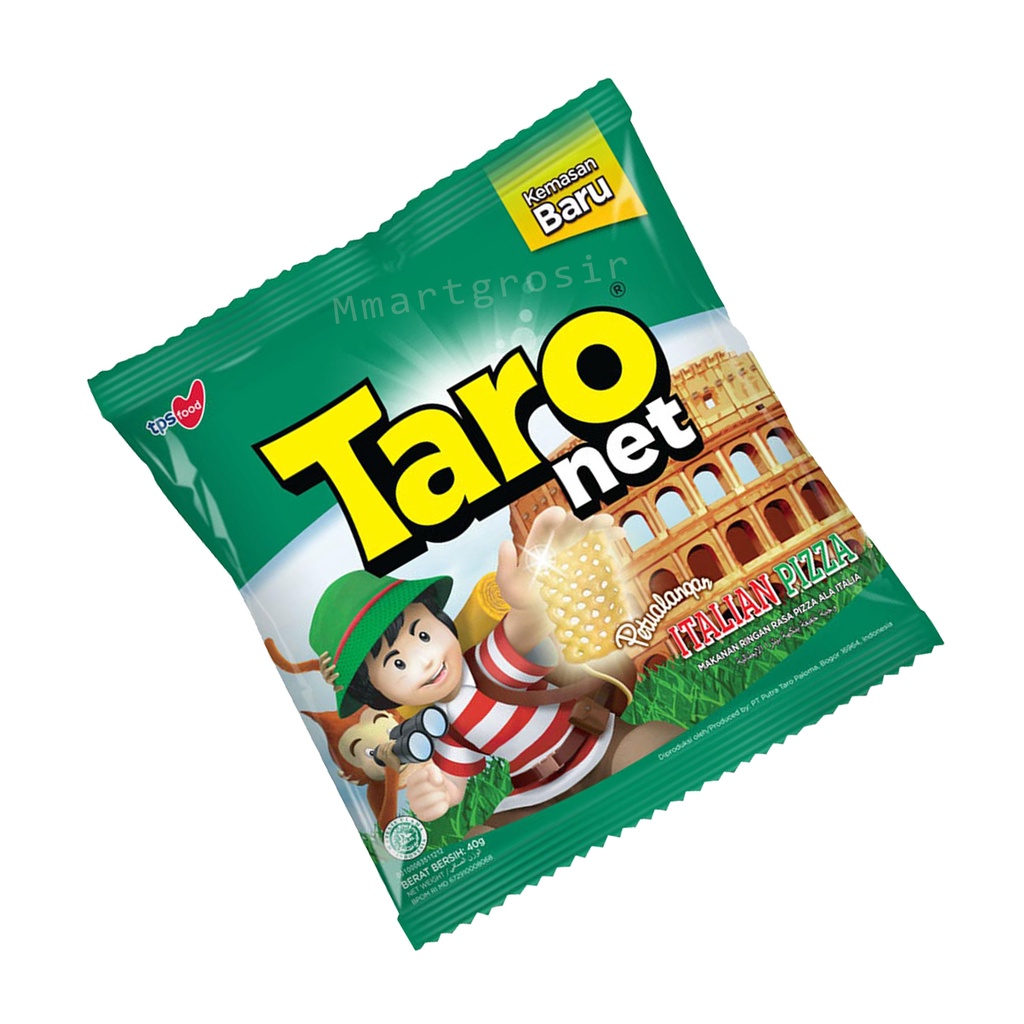 Taro Net Pertualangan / Snack Makanan Chiki Ringan / Snack Varian Rasa / 32gr