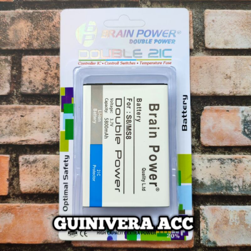 BATRE BATERAI MAXTRON S8 / MS8 ( P: 8.5CM L:6CM  ) / BATRE MAXTRON S8/MS8