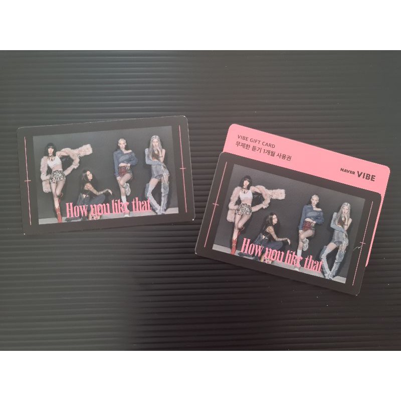 BLACKPINK PC GROUP VIBE CARD - HOW YOU LIKE THAT