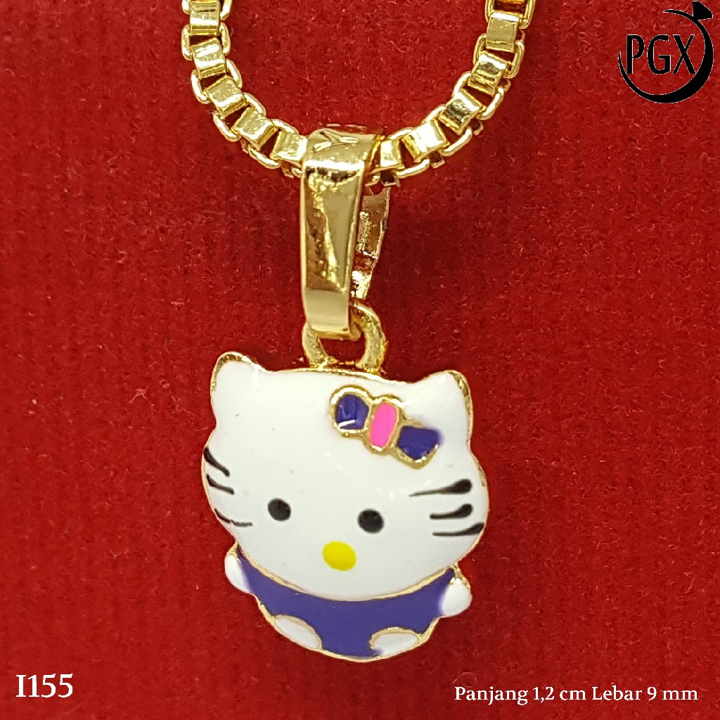 PGX Liontin Kalung Xuping Wanita Perhiasan Lapis Emas Aksesoris Fashion - I155