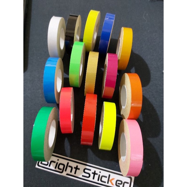 STICKER LIST GULUNG LIST VELG 1 CM REFLECTIVE