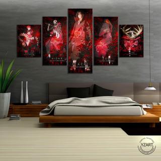 Poster Lukisan Animasi Akatsuki Naruto  Uchiha Itachi Bahan 