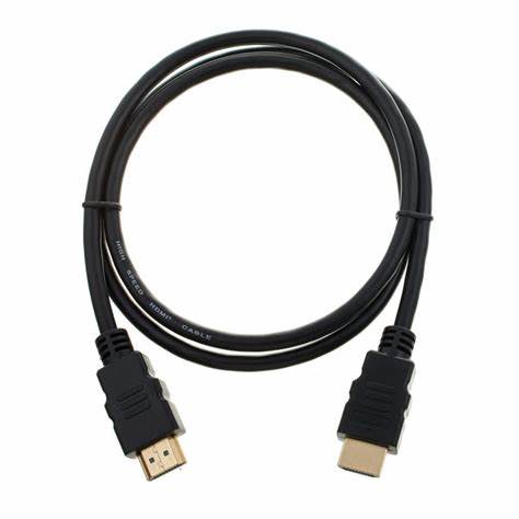 CONNECTOR CABLE | HDMI CABLE KABEL HDMI TO HDMI 1,2 METER HITAM BULAT