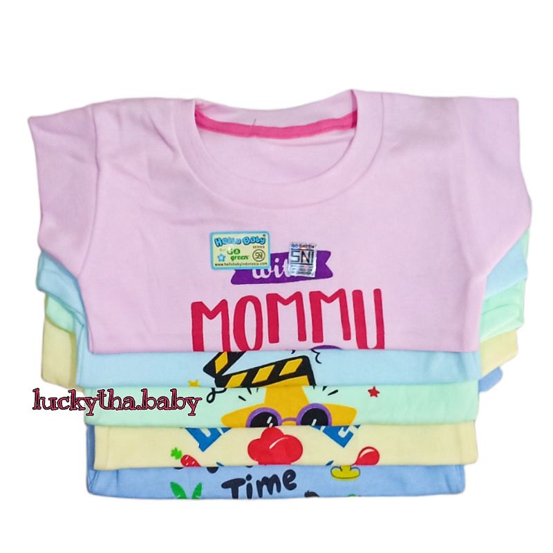 3pc_ oblong HELLO BABY FULL PRINT S.M.L.XL / KAOS OBLONG BAYI print / oblong bayi hello baby