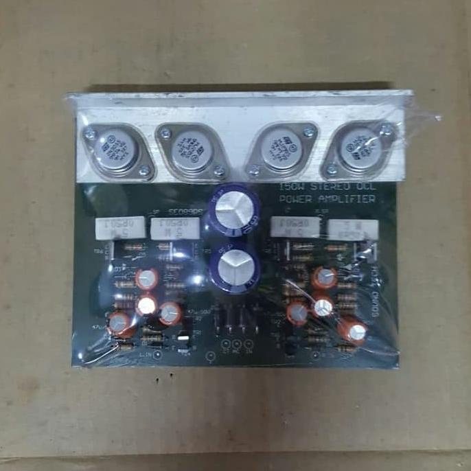 Kit Power Amplifier Boxer 200w 4 Jengkol + Power Supply .