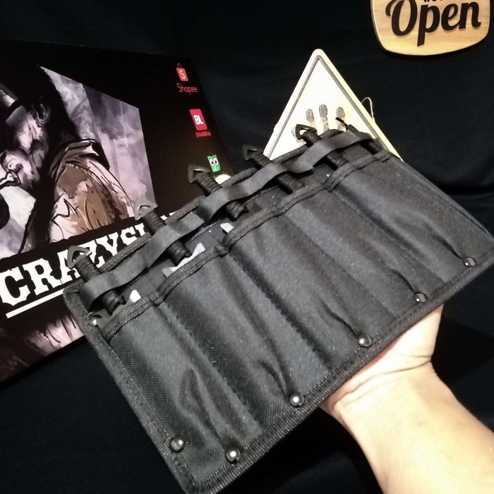 Pisau Lempar 6 Mata P896 / Pisau Lempar /Survival Kit