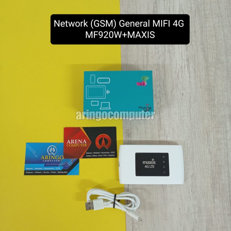 Network (GSM) General MIFI 4G MF920W+MAXIS