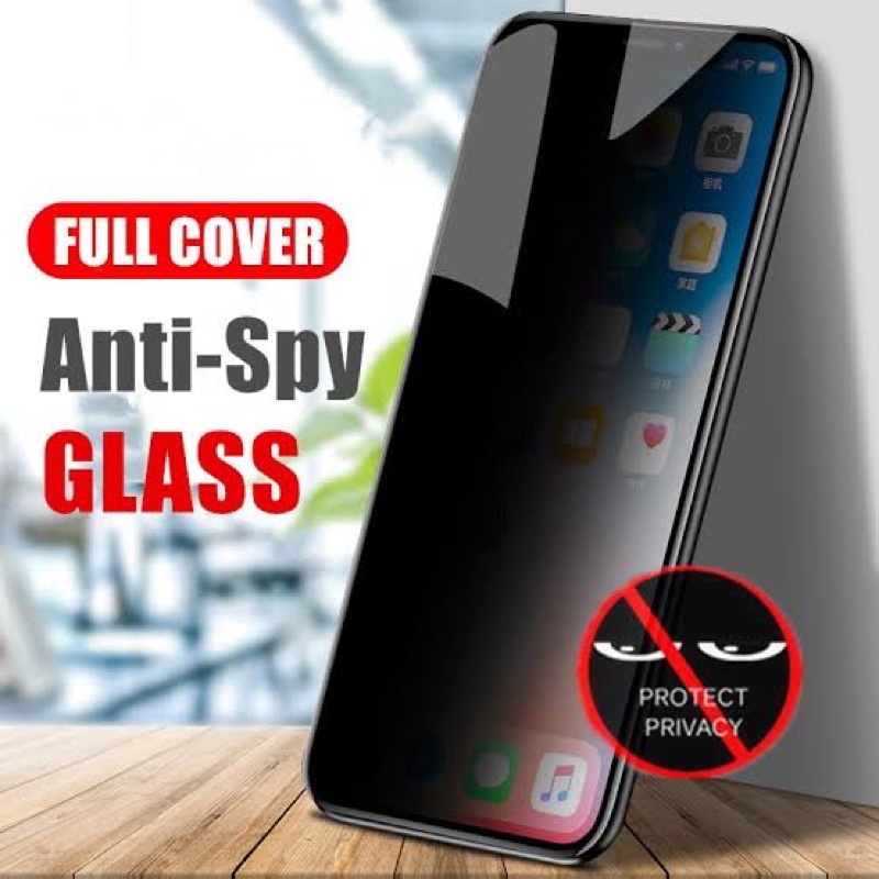 Tempered Glass Anti spy oppo A52/ A33/ A53/ A92/ A55/ A54/ Anti gores AntiSpy KACA