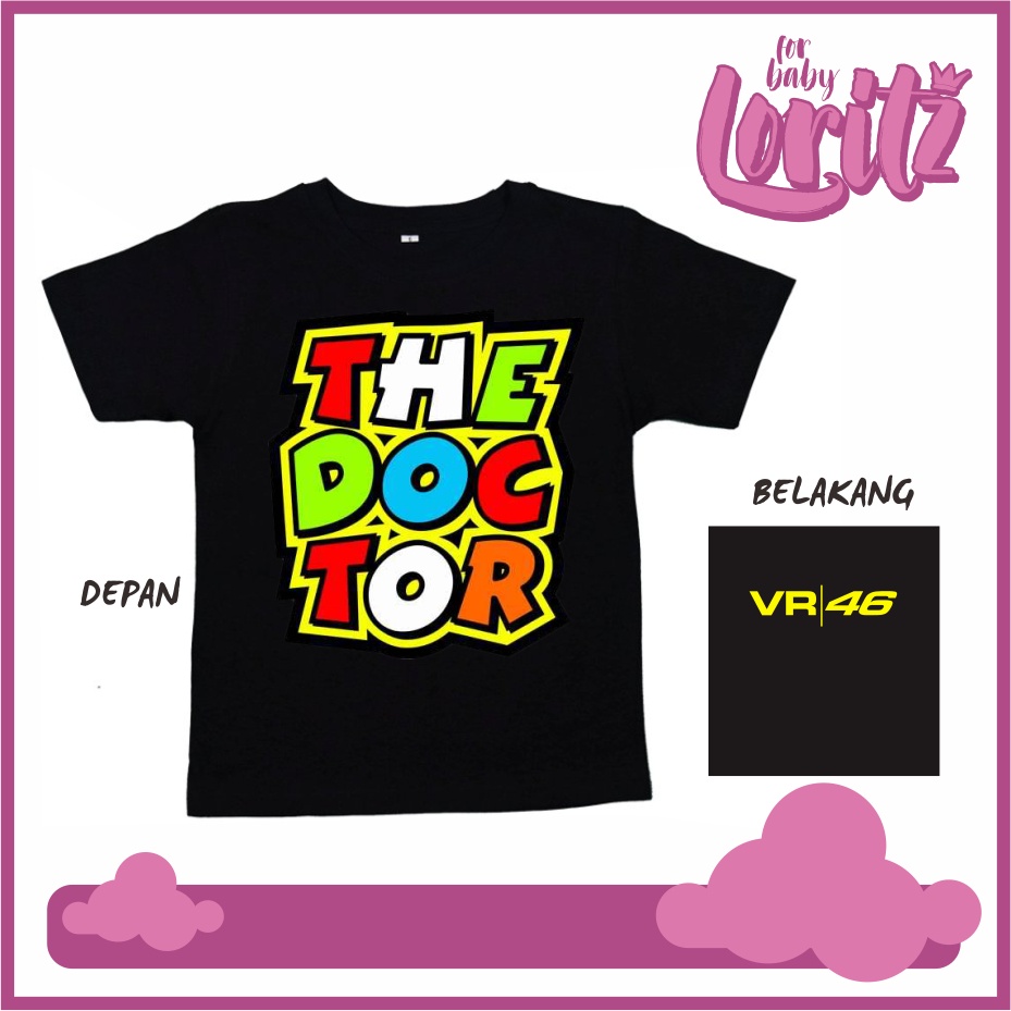 kaos anak rossi THE DOCTOR