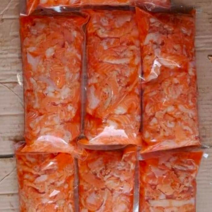 

Fisho | Tetelan Ikan Salmon Segar / Trimming Salmon / Scrape Meat Salmon Ready stock