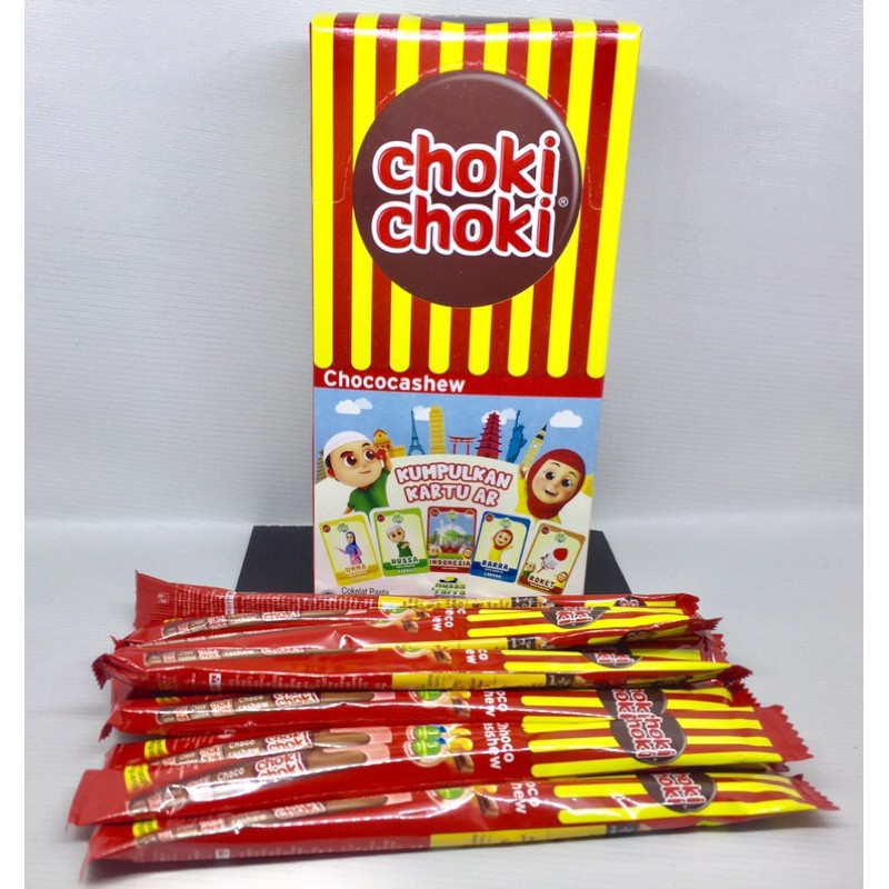 

Choki Choki Coklat Pasta dengan Kacang Mede 200gr - isi 20 stick Choki Choki