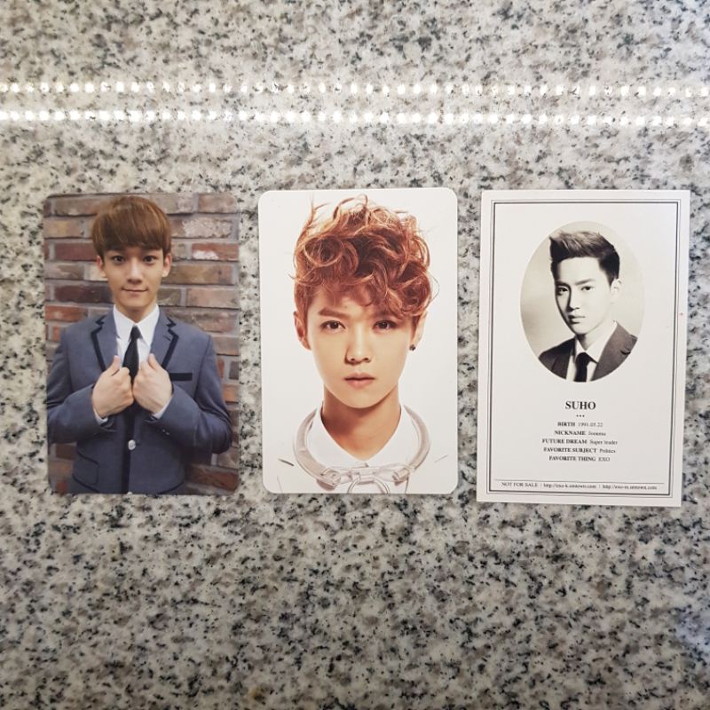 PC PHOTOCARD EXO XOXO GROWL OVERDOSE - CHEN LUHAN SUHO