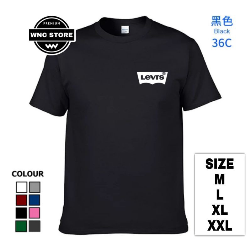 Kaos Distro Pria Logo Levis | Baju kaos Pria Dan wanita | Atasan Pria G737373
