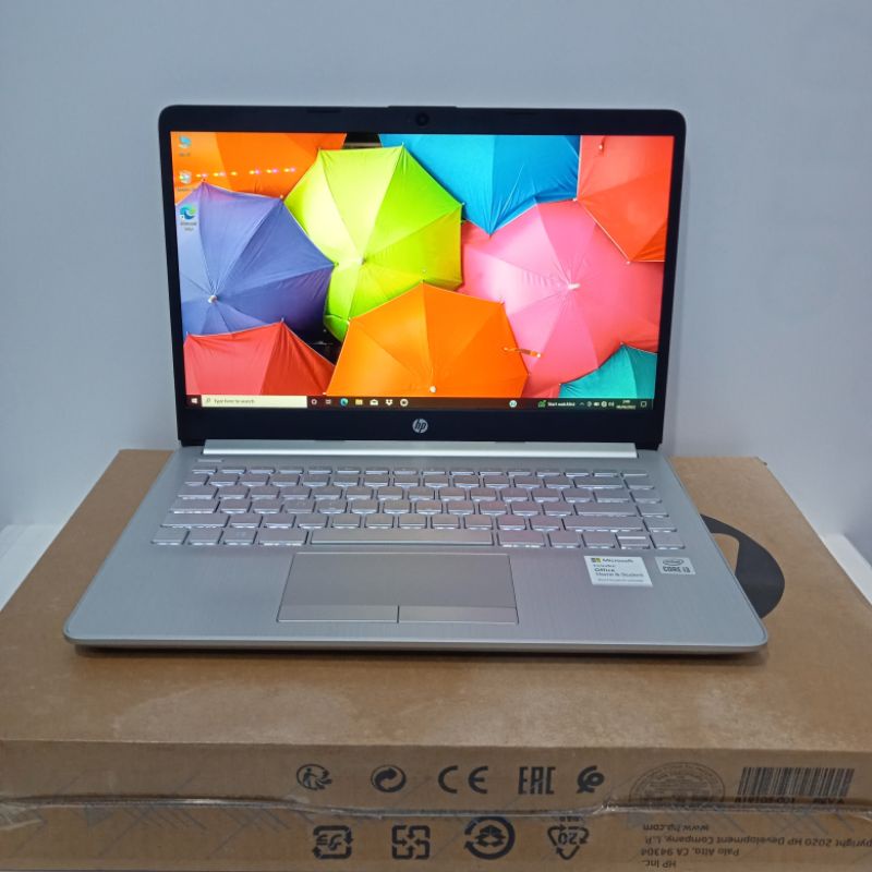 Laptop 2nd HP 14s-cf2075TU Intel Core i3-10110U 2.6GHz ram 4GB SSD 256GB