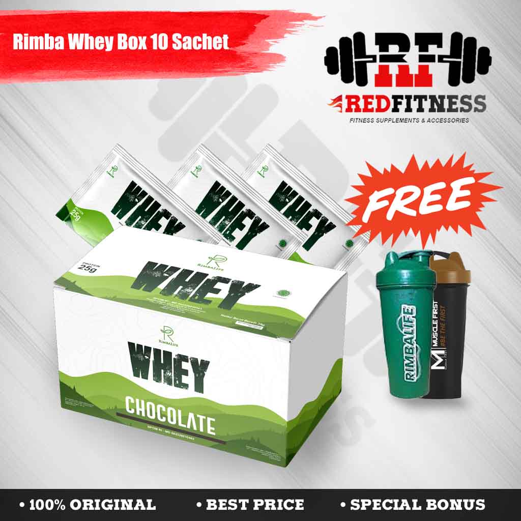 Rimbalife Rimba Whey Sachet 1 Box Isi 10 Sachet / Susu Whey Protein BPOM Halal