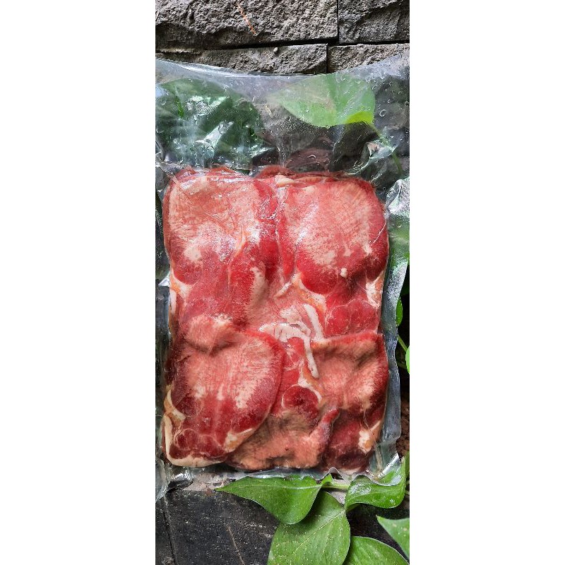 

LIDAH SLICE 500G/GYUTAN SLICE